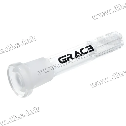 Адаптер для бонга скляний (з дифузором) D - 29.2/18.8 мм, L - 12 см